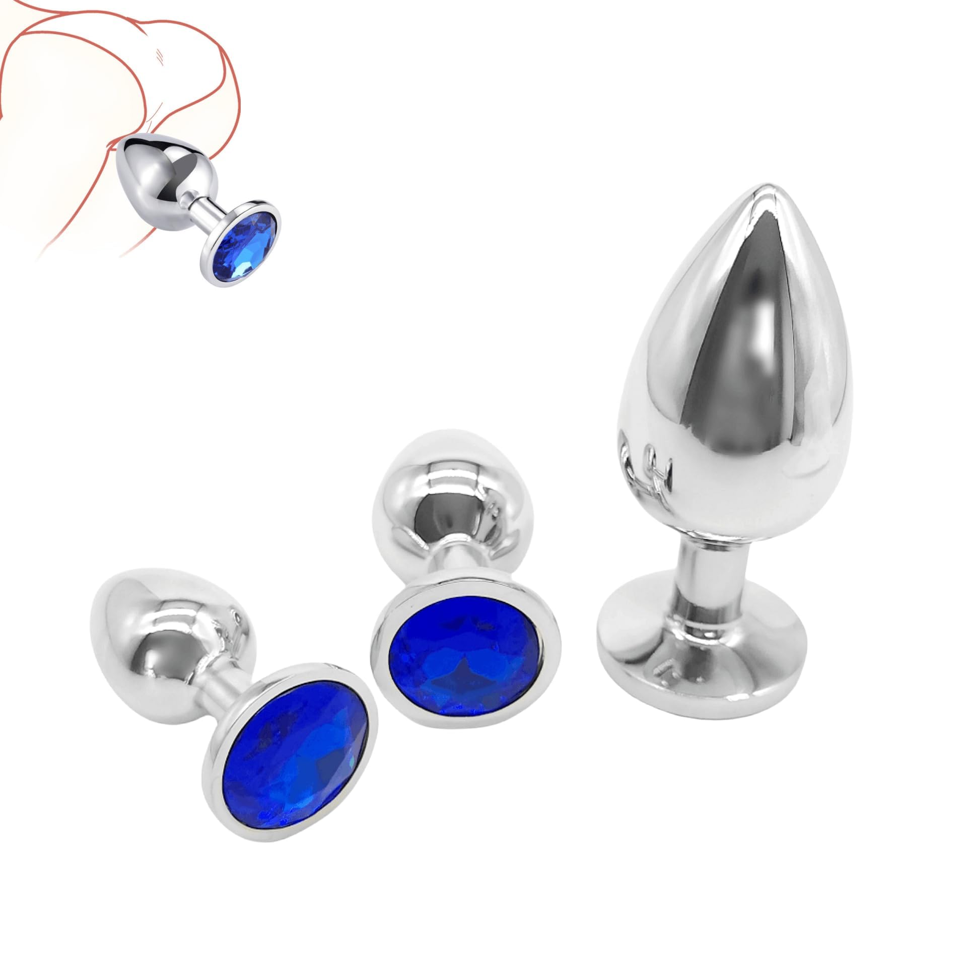Prostate Massager & Anal Plug - G-Spot Stimulator for Men & Women - Silicone Anal Dildo Sex Toy for Pleasure & Relaxation - Perfect for Couples Play & Solo Masturbation