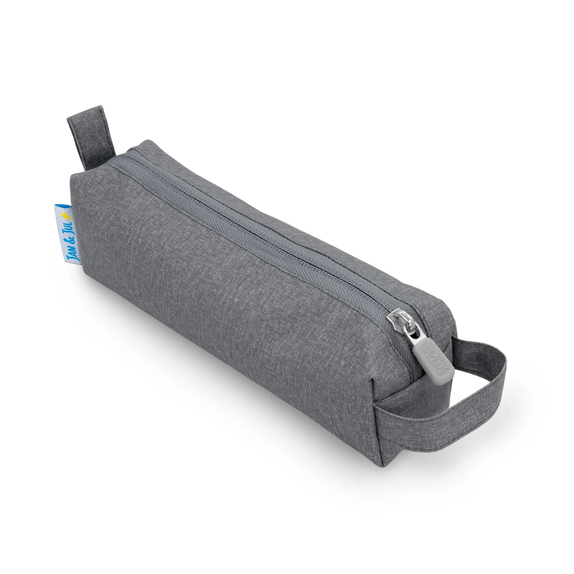 Jan & Jul Heather Grey Pencil Case - Premium School & Office Supplies for Students & Professionals - Perfect for Organizing Pens, Pencils & Art Tools