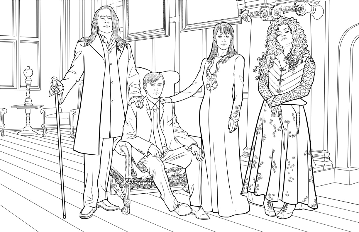 Harry Potter Slytherin House Pride Official Coloring Book - Creative Relaxation for Adults & Kids, Perfect Gift for Fans