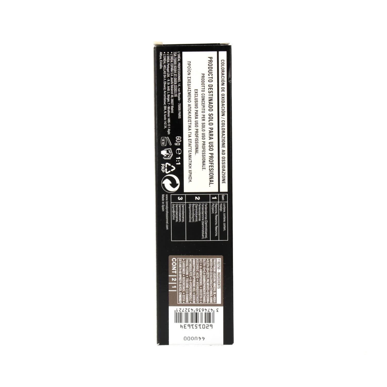 INOA Ammonia Free Permanent Hair Color 8 Light Blonde - Gentle, Long-Lasting Hair Dye for Natural-Looking Highlights at Home