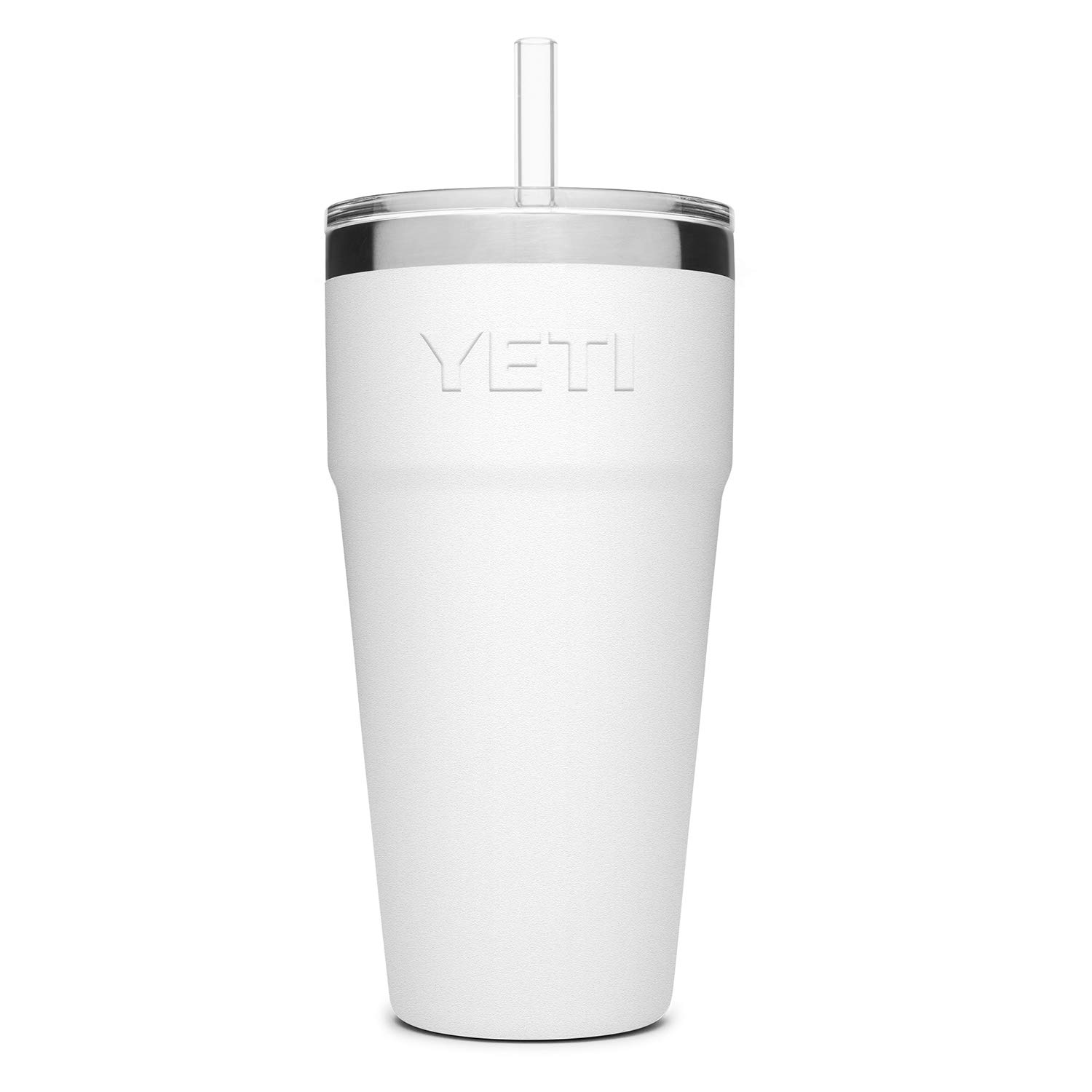 YETI Rambler 26 oz Stainless Steel Vacuum Insulated Straw Cup with Leak-Proof Lid - Perfect for Outdoor Adventures, Travel, and Everyday Hydration