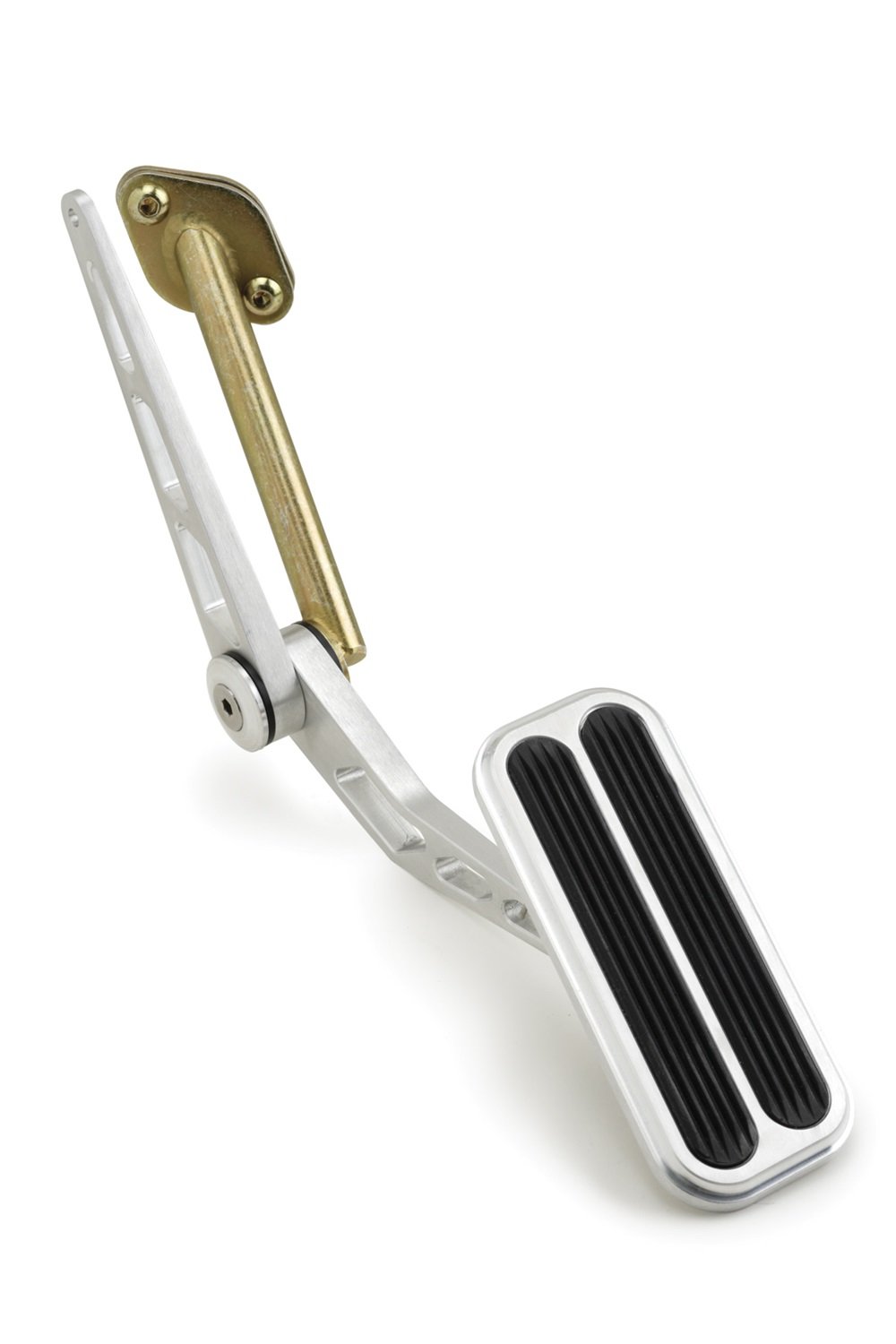 Lokar BAG-6142 Billet Aluminum Throttle Pedal Assembly with Rubber Grip - High Performance Pedal for Hot Rods, Muscle Cars & Custom Builds - Perfect for Racing, Street Performance & Automotive Upgrades