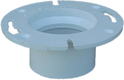 3 x 4 Inch PVC Closet Flange for Toilet Drain Pipe - Heavy Duty Plumbing Fitting for Bathroom Renovation & Floor Drain Installation