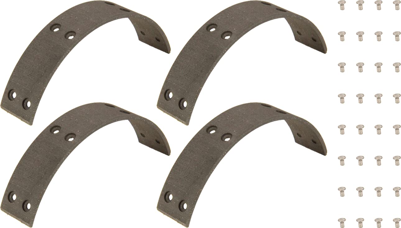 AB3849R Brake Lining Kit Compatible with John Deere 50 B Tractor - Replacement for A-AB3849R & AB3848R - Durable Brake Pads for Agricultural Equipment Maintenance