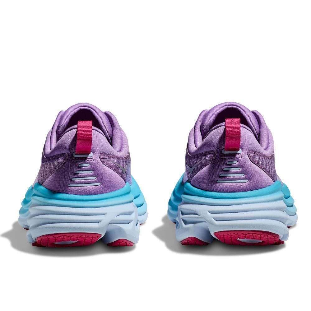 Hoka Women's Bondi 8 Running Shoes - Lightweight Cushioned Sneakers for Road Running, Walking & Gym Workouts | Perfect for Marathon Training, Jogging & Everyday Comfort