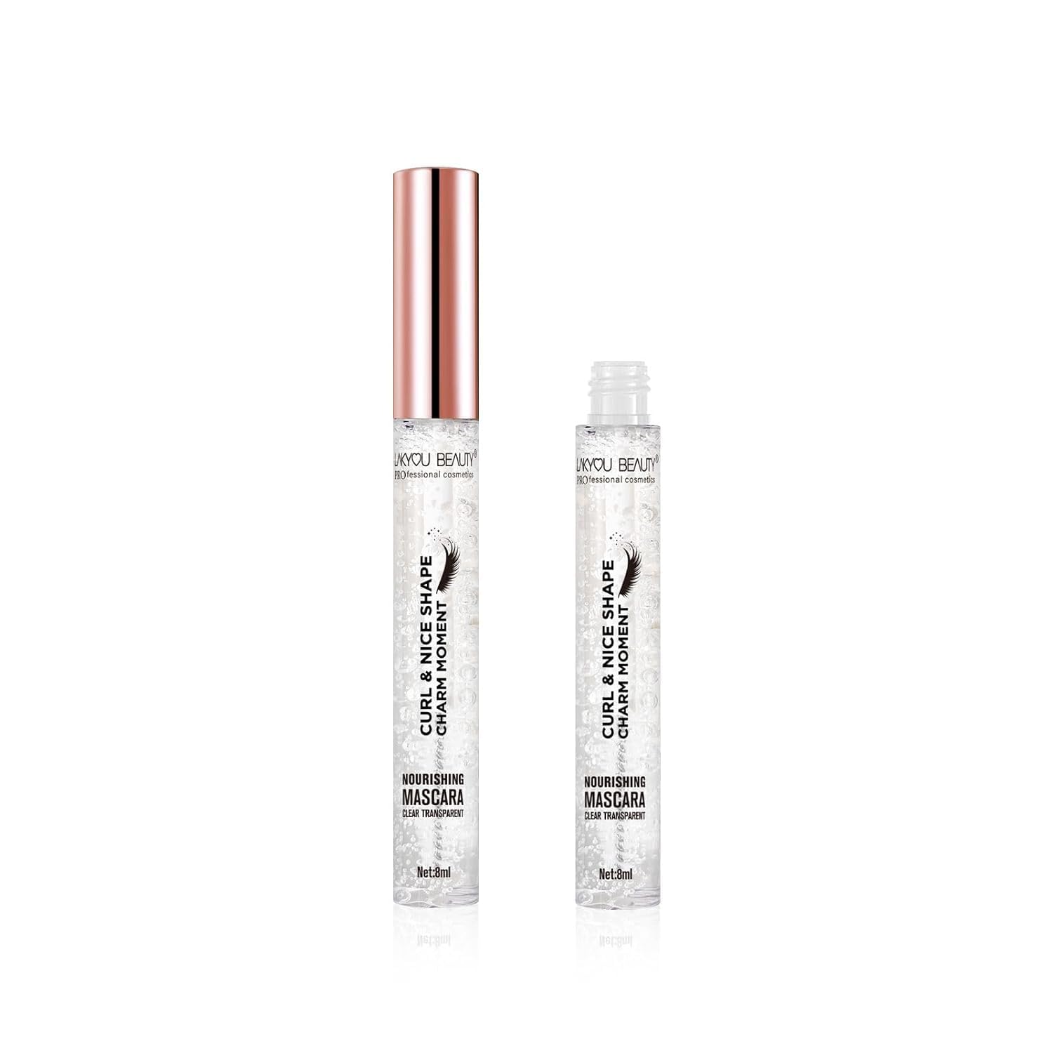 My Colors Transparent Waterproof Mascara 8ml - Lengthening, Curling & Shaping for Natural Look | Perfect for Daily Wear, Special Occasions & Sensitive Eyes