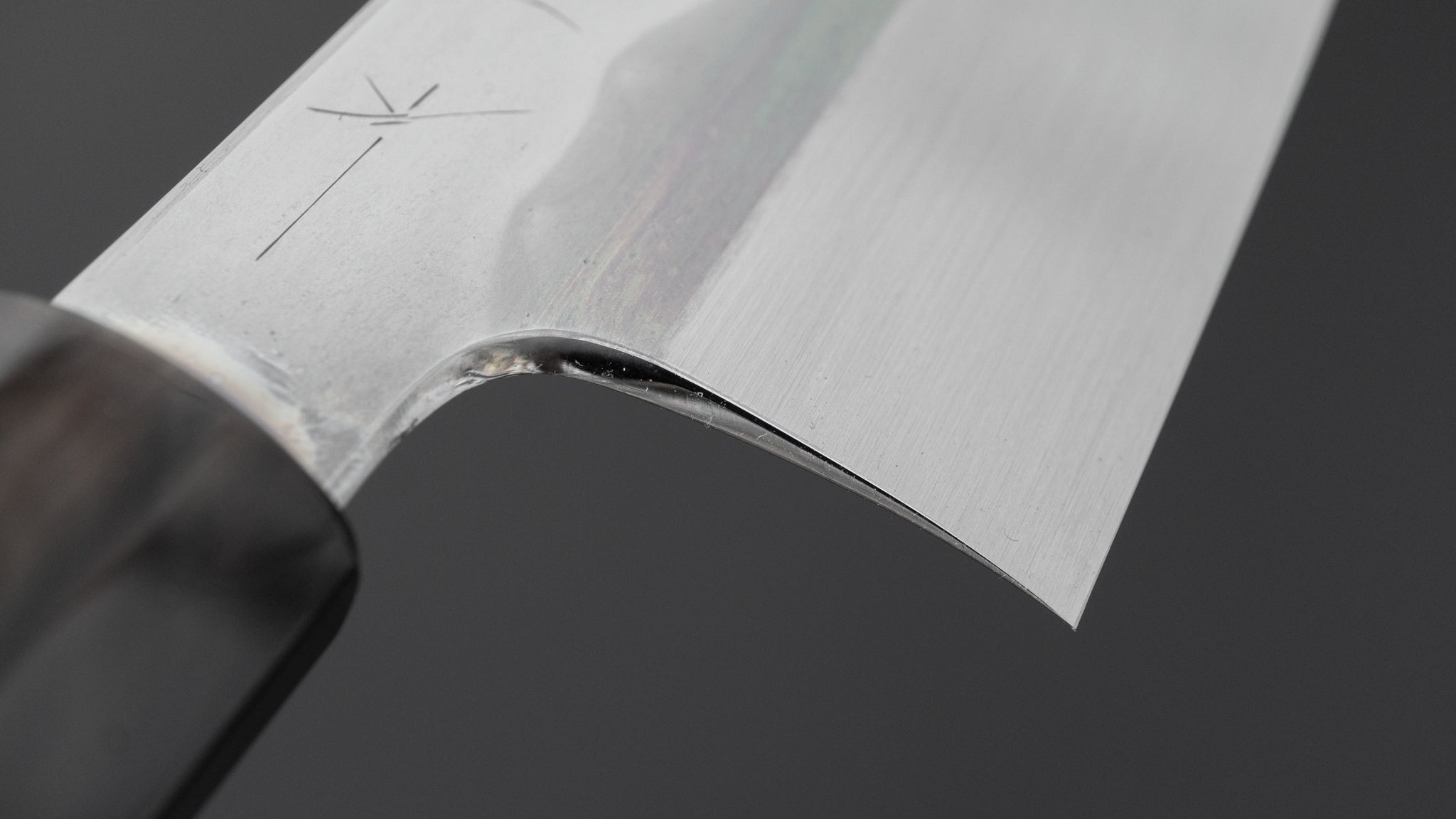 Hitohira Togashi White #1 Fuji Mizu Honyaki Gyuto 240mm Japanese Chef Knife with Ebony Handle & Saya (#117) - Premium Kitchen Knife for Sushi, Sashimi & Meat Cutting