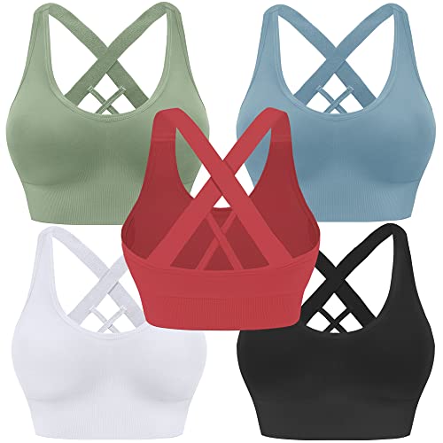 ①black White Green Red Blue 5 Pack