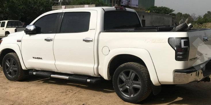 2007-2021 Toyota Tundra Double Cab Running Boards - Heavy Duty Side Steps with Non-Slip Surface for Easy Entry & Exit - Perfect for Off-Road Adventures & Daily Commuting