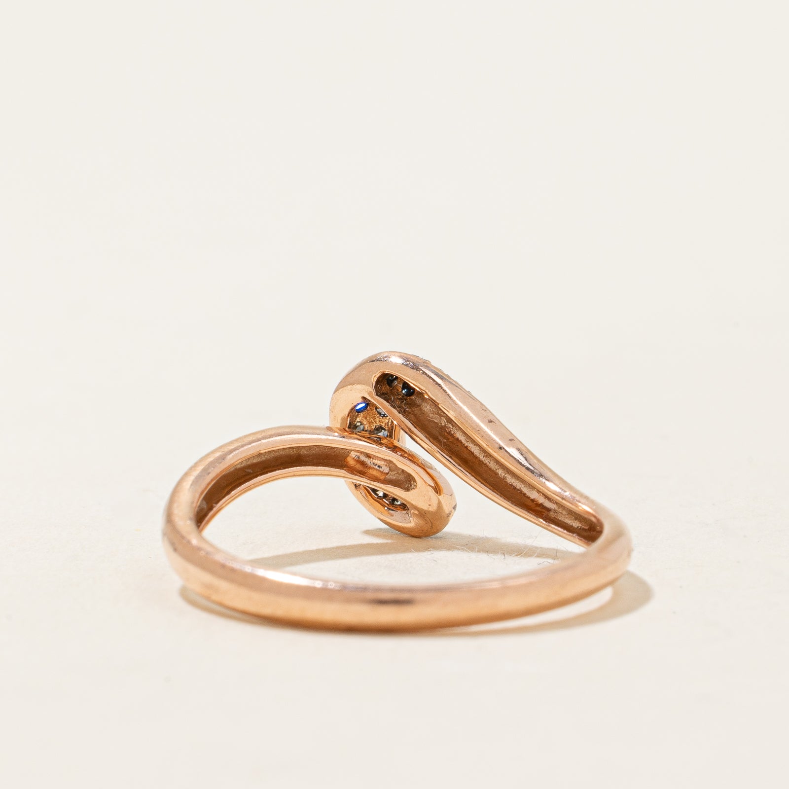 0.10ctw Diamond Abstract Ring - Size 7 | Elegant & Unique Women's Jewelry for Engagement, Anniversary & Special Occasions