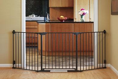 Qdos Construct A SafeGate Slate - Durable Safety Barrier for Kids & Pets - Perfect for Stairs, Doorways, and Play Areas