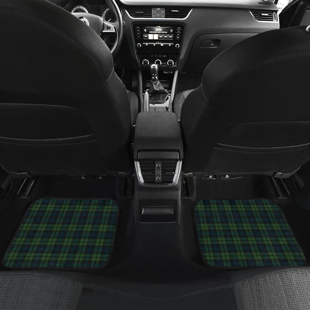 Premium Black Watch Plaid Tartan Car Floor Mats - All-Weather Protection & Non-Slip Design for SUVs, Trucks & Sedans | Perfect for Road Trips, Daily Commutes & Outdoor Adventures