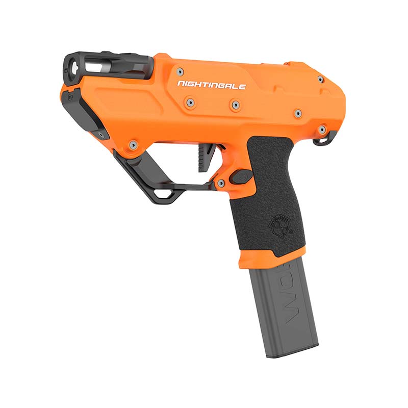 Nerf Worker Nightingale Flywheel Foam Dart Blaster Toy Gun - High Performance Foam Dart Shooter for Outdoor Games, Team Battles & Backyard Fun