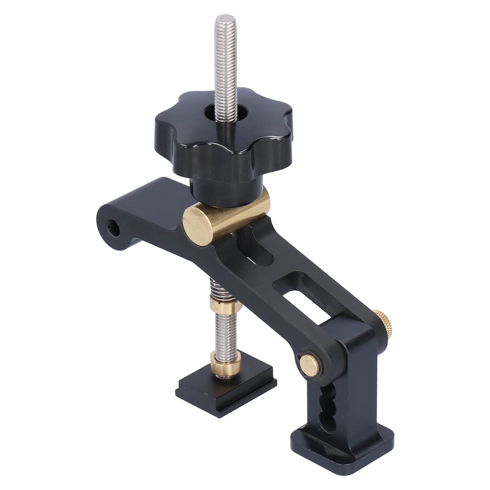 Heavy Duty Bench Vise - 6 Inch Woodworking Clamp with Swivel Base, Metalworking & DIY Positioning Tool for Drilling, Sawing, Sanding - Perfect for Workshop, Garage & Home Improvement Projects