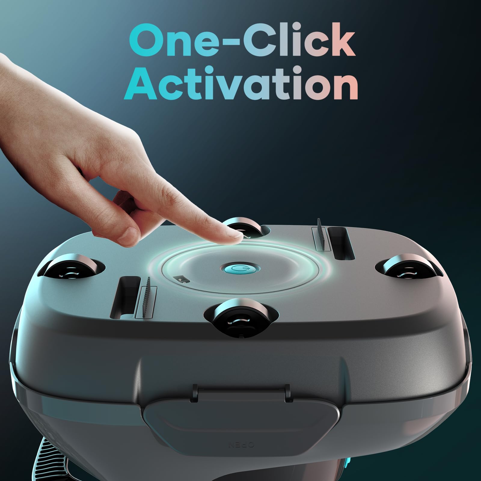 AIPER Cordless Robotic Pool Cleaner - Automatic Pool Vacuum with Self-Parking Technology, 90 Min Runtime for In-Ground & Above-Ground Pools up to 40 FT | Perfect for Weekly Maintenance & Seasonal Pool Cleaning