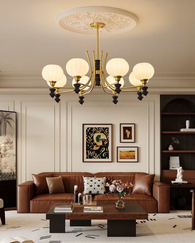 Lucerna Royale Chandelier - Elegant Crystal Ceiling Light Fixture for Dining Room, Living Room & Bedroom | Luxury Home Decor Lighting