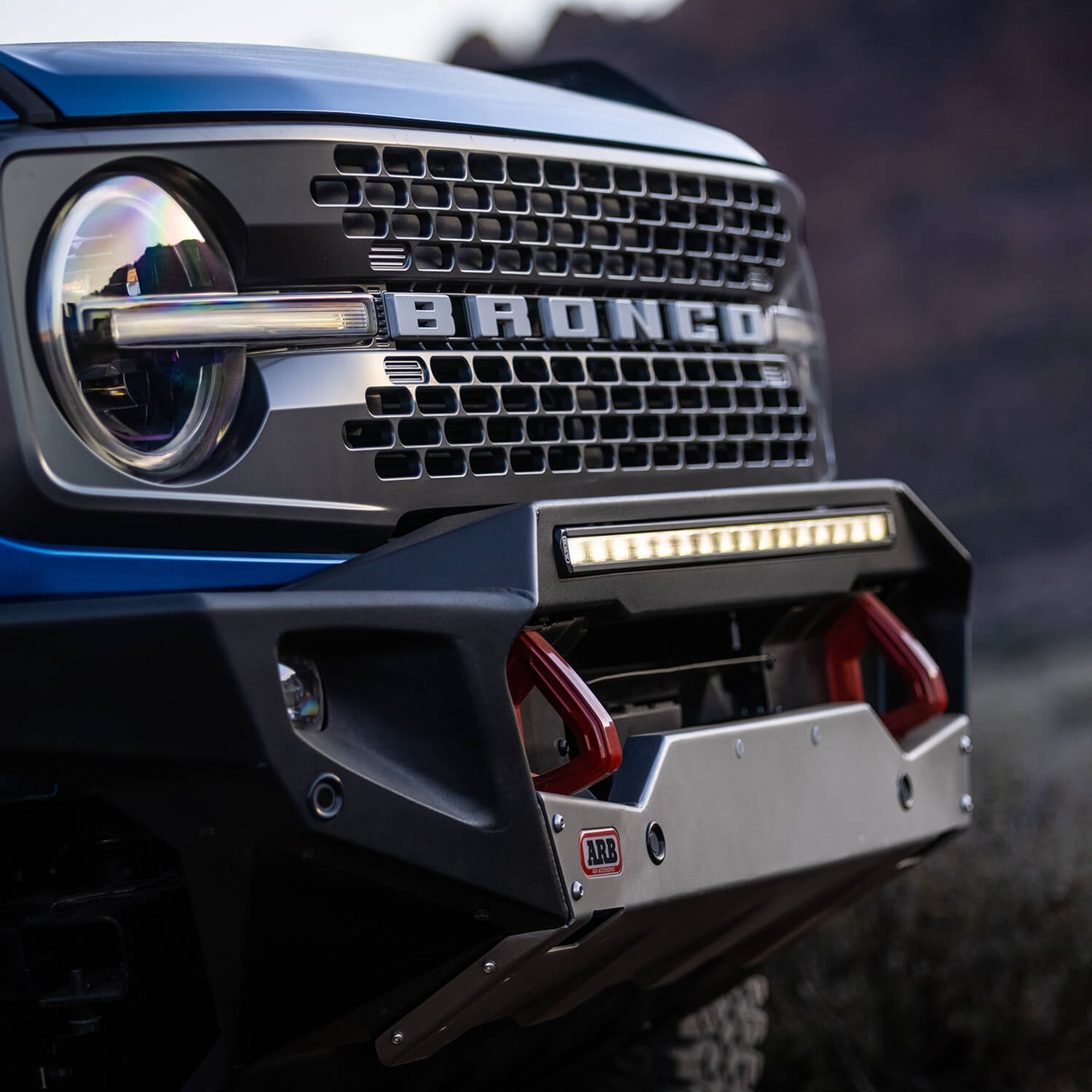 ARB Zenith Non-Winch Front Bumper for Ford Bronco - Heavy Duty Off-Road Bumper with Wide Flare for Enhanced Protection - Perfect for Off-Roading, Overlanding & Trail Adventures