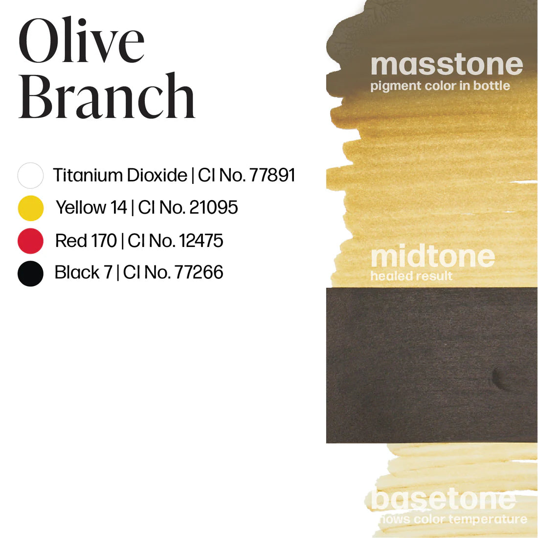 Olive Branch Permablend - Premium Natural Hair Dye for Long-Lasting Color | Safe & Gentle for All Hair Types | Perfect for Home Hair Coloring & Salon-Quality Results