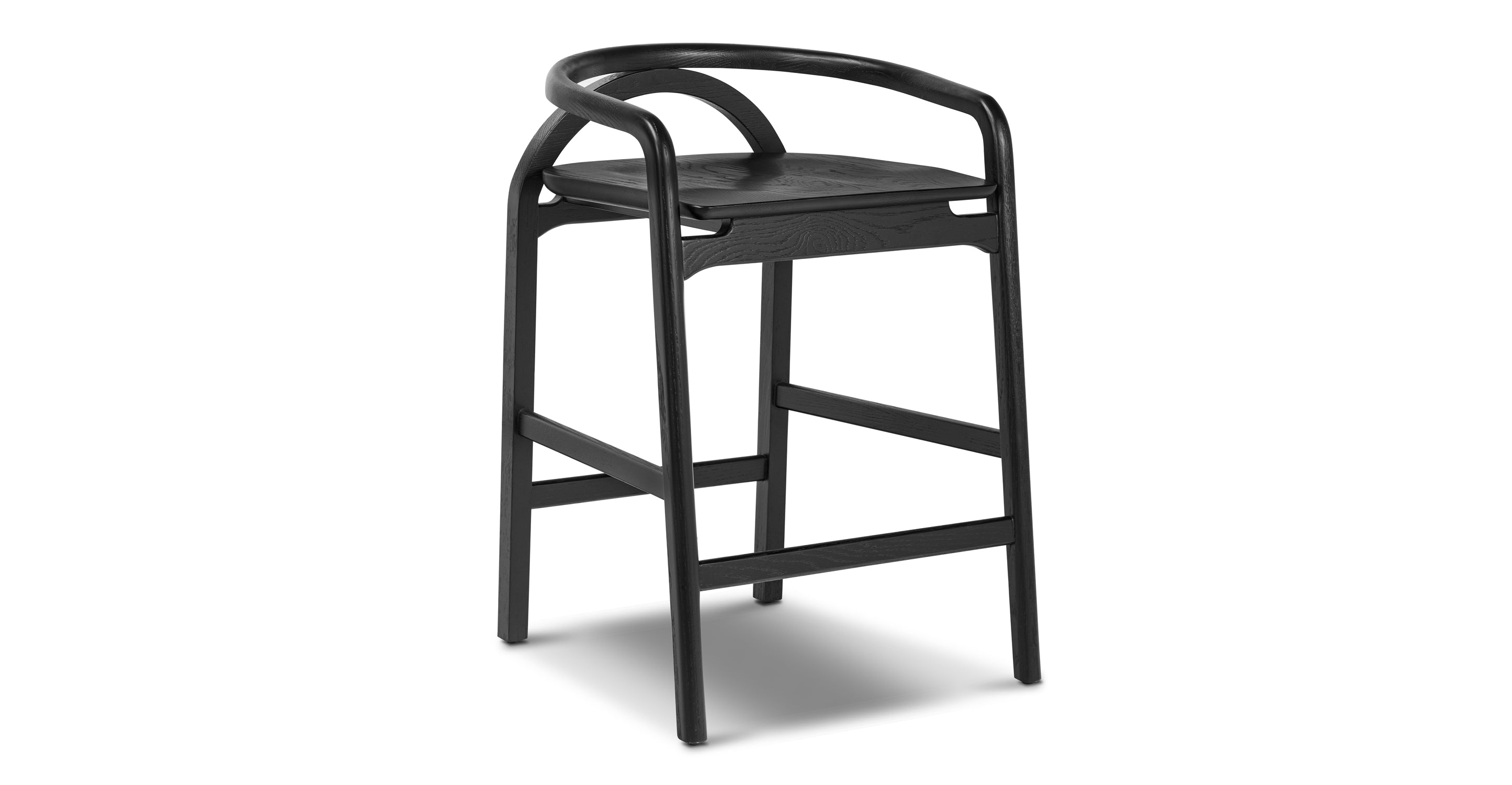 Yokohama Counter Stool - Adjustable Height Bar Stool with Cushion for Kitchen Island, Breakfast Nook & Home Bar - Modern Dining & Seating Furniture