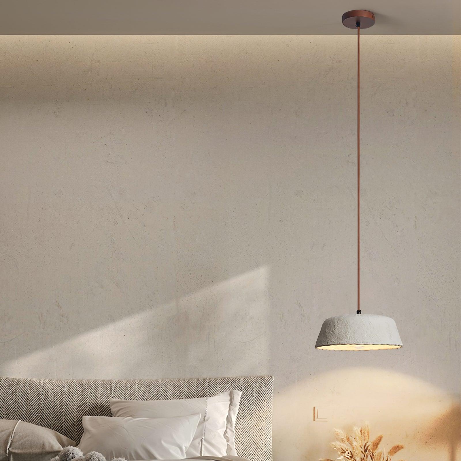 Stylish Ceramic Pendant Light - Modern Hanging Bowl Lamp for Kitchen Island, Dining Room & Bedroom Lighting Decor
