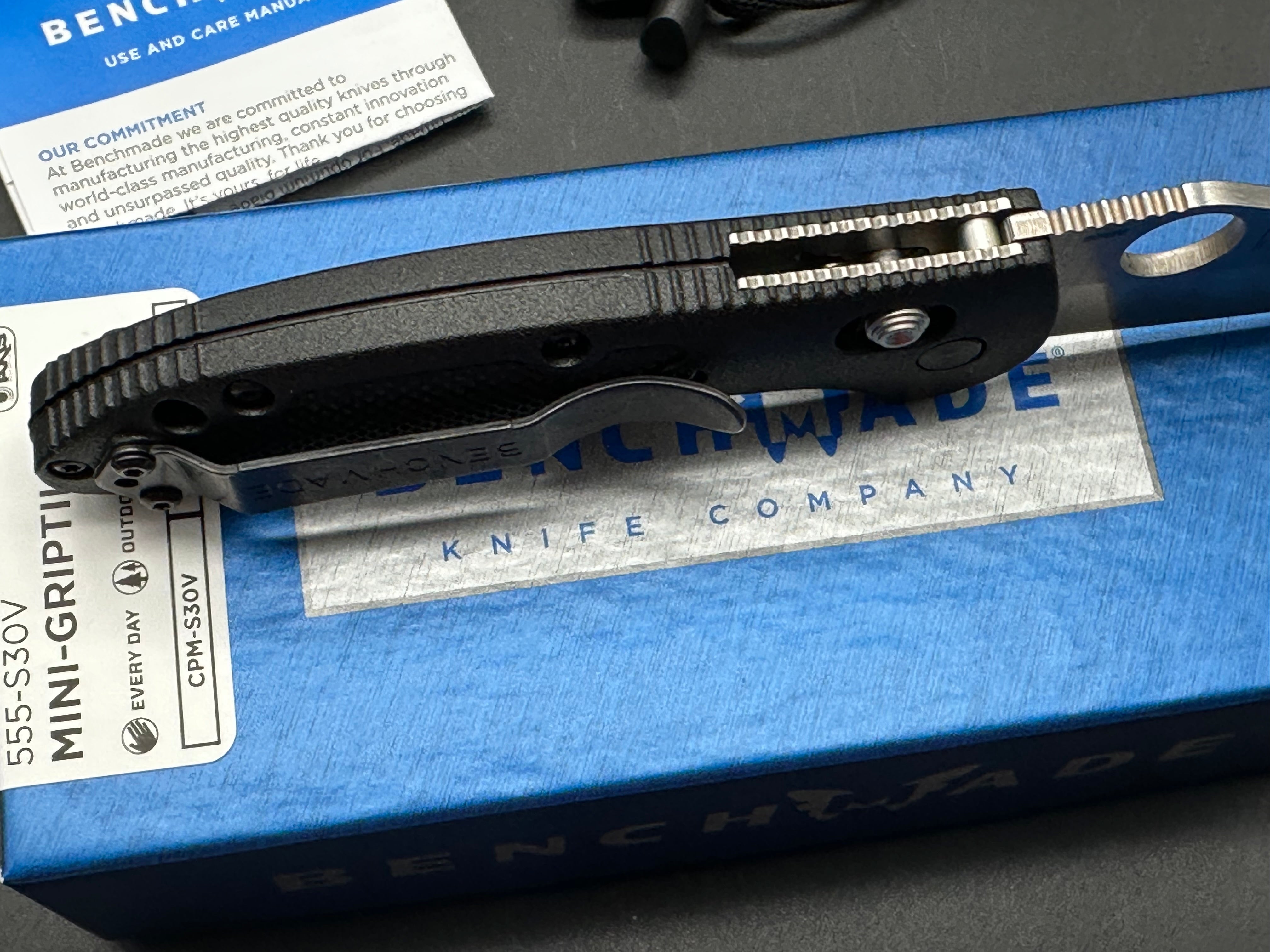 Benchmade Mini Griptilian Folding Knife - 2.91