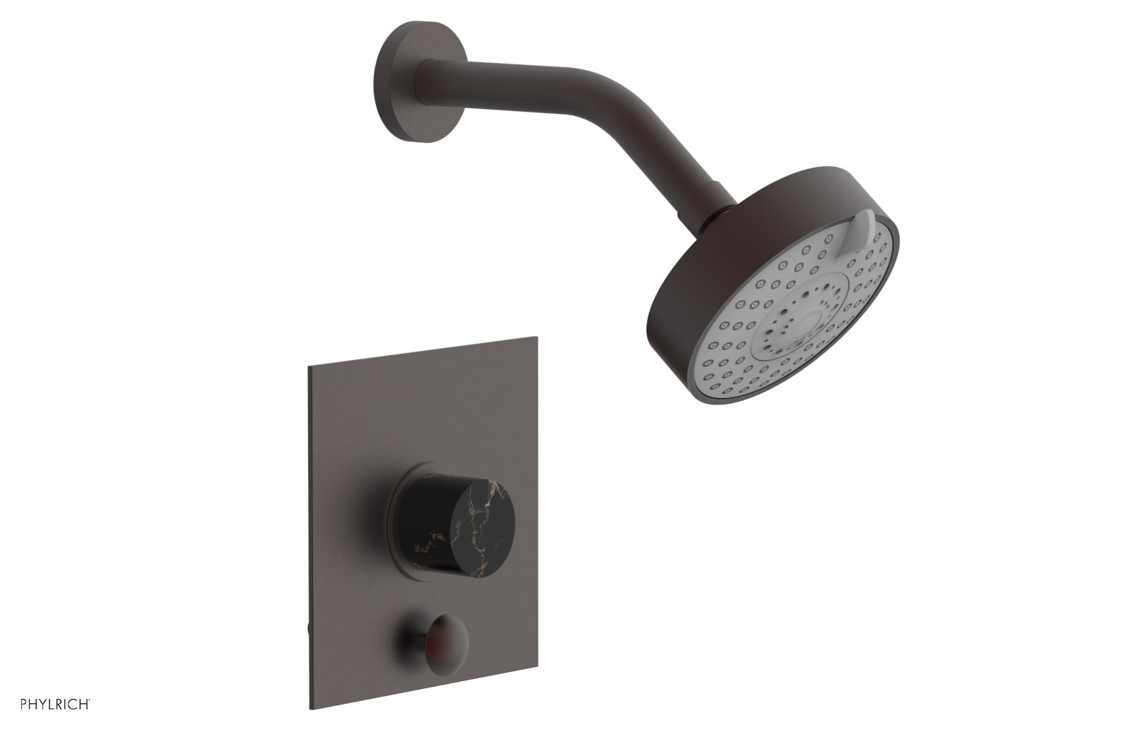 BASIC II Pressure Balance Shower and Diverter Set (Without Spout) 4 194 - Perfect for Bathroom Remodeling & Water-Saving Shower Systems