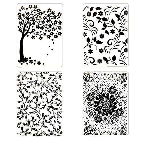4Pcs Plastic Embossing Folders2