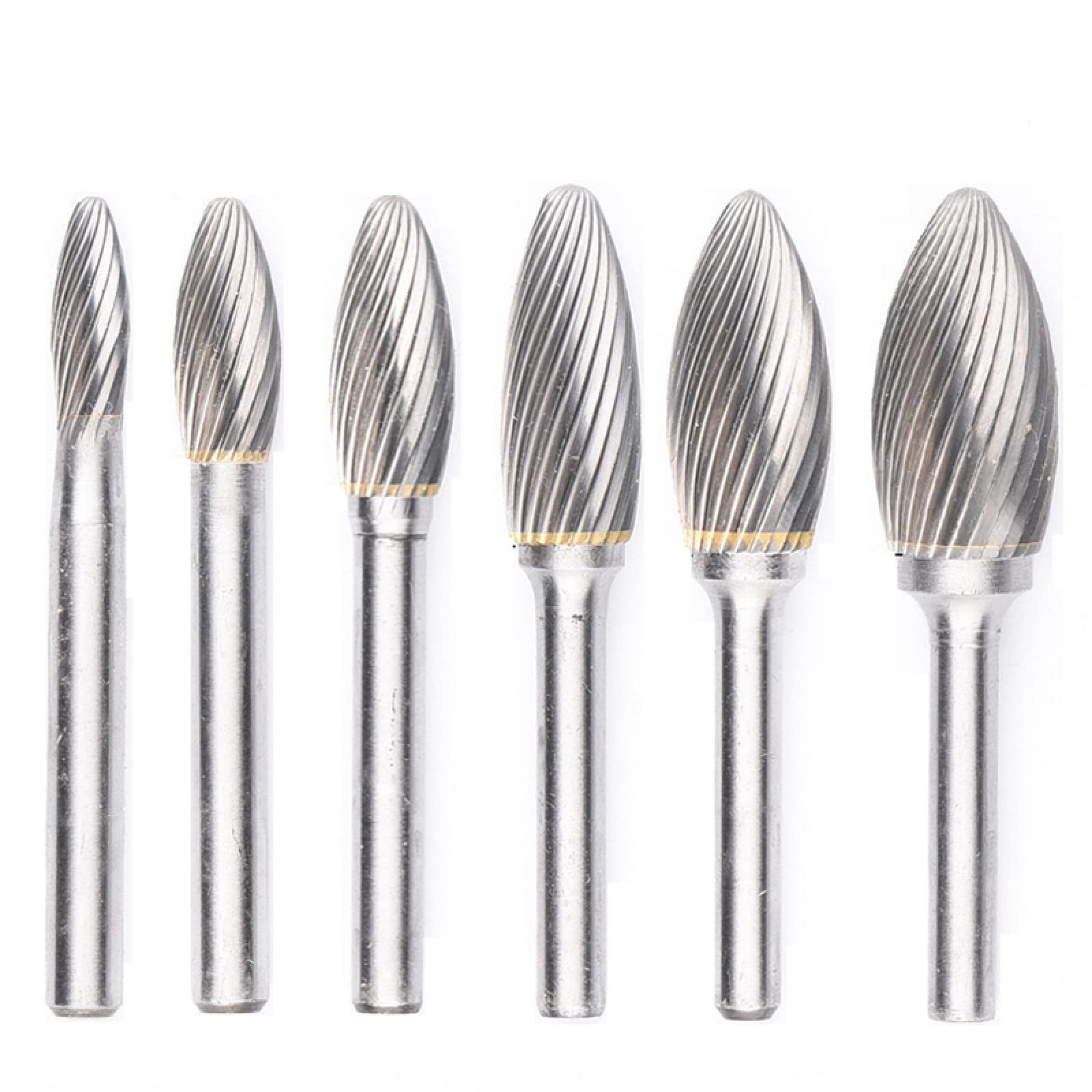 Tungsten Carbide Alloy Single Cut H-Head Die Grinder - Abrasive Tool for Drilling & Milling - Perfect for Metalworking, Wood Carving & DIY Projects