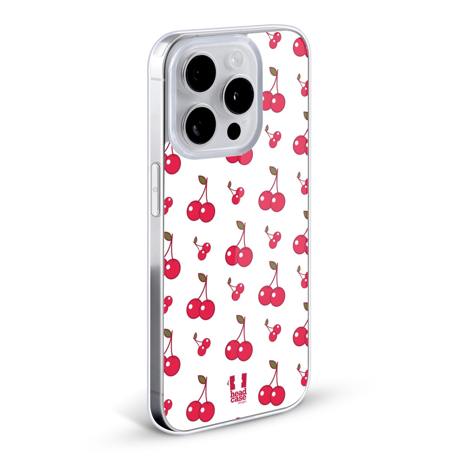 Cherry Fruit Pattern Soft Gel Phone Case Compatible with Apple iPhone 7/8/SE 2020 & 2022 - Cute Protective Cover for Everyday Use, Work, and Travel