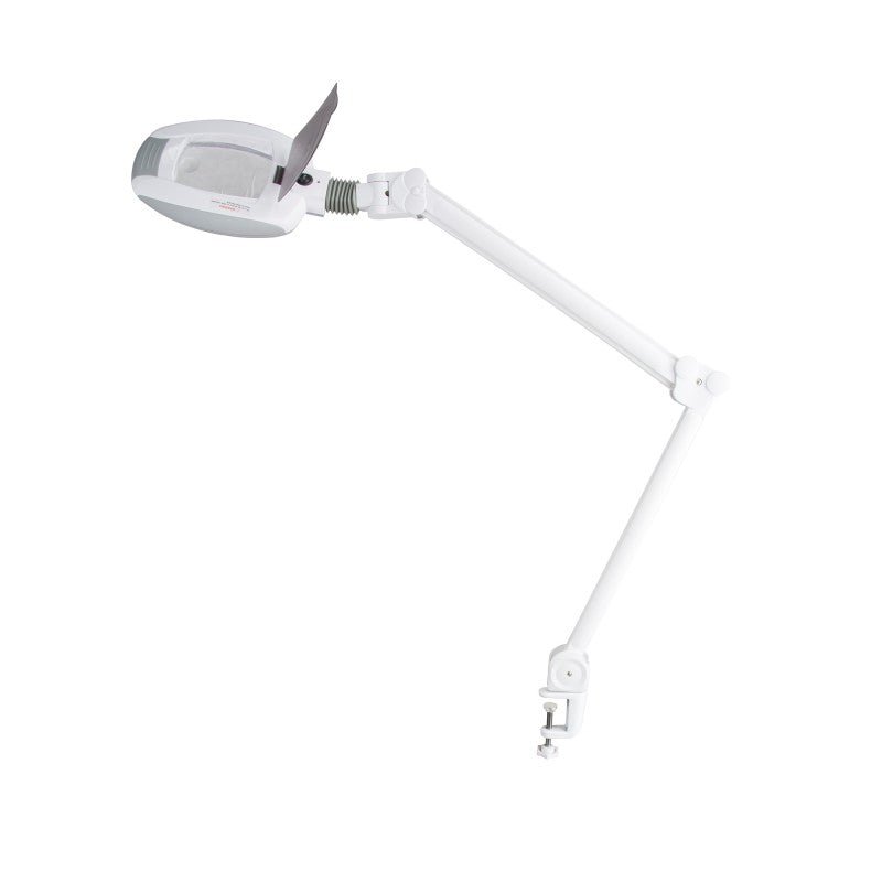 Silverfox LED Magnifying Lamp with 3D Lens - 5X Magnification & Adjustable Arm - Perfect for Jewelry Making, Watch Repair, and Crafts