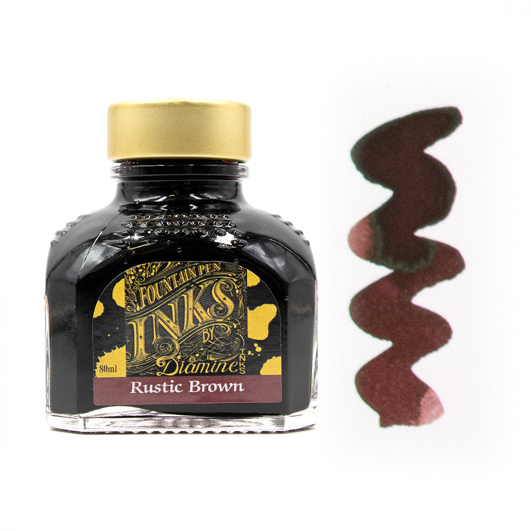 Premium Diamine Ink Bottle 80ml - Vibrant Fountain Pen Ink for Calligraphy, Journaling & Artistic Writing - Smooth Flow & Rich Colors
