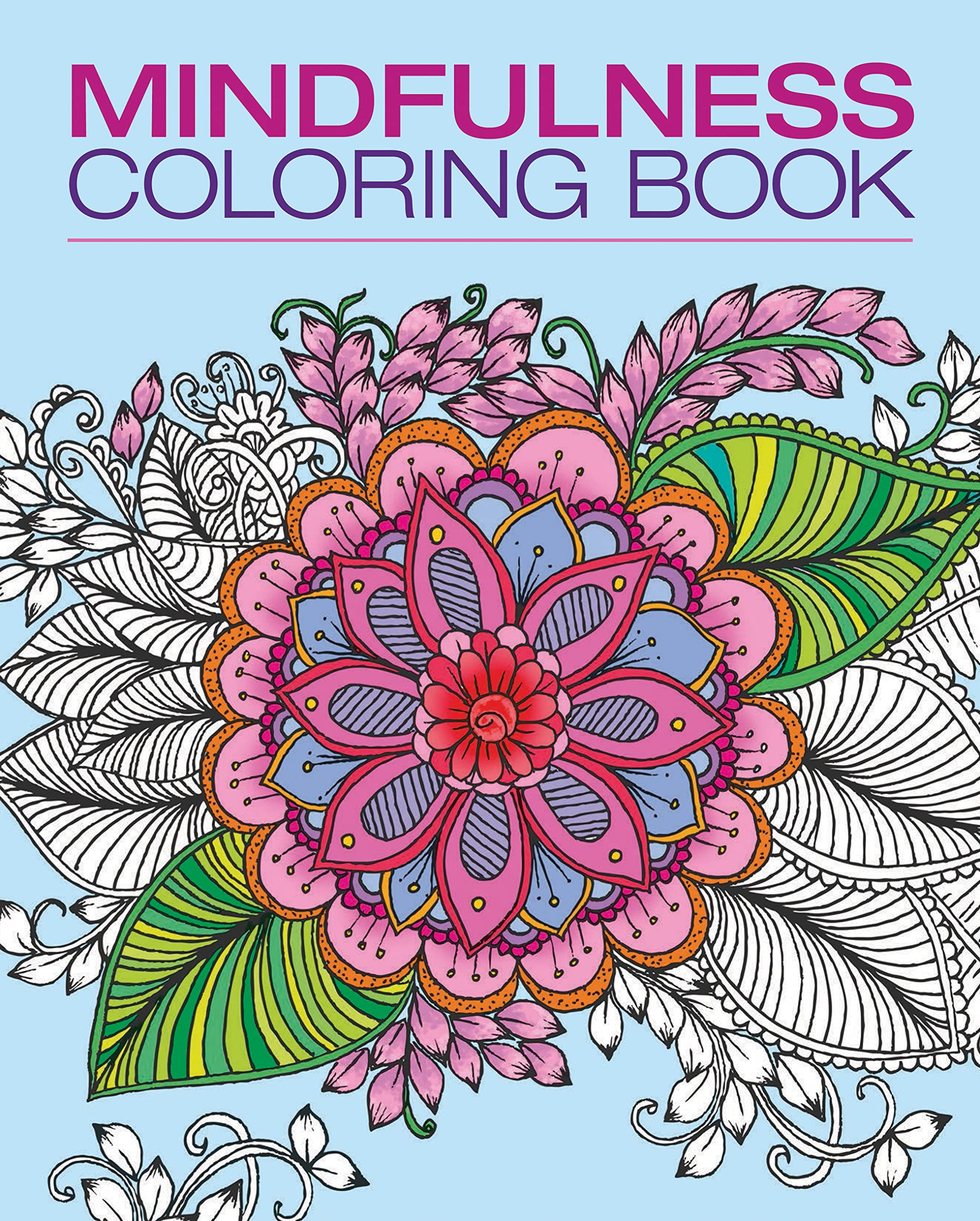 Mindfulness Coloring Book for Adults - Stress Relief & Relaxation with 50+ Intricate Designs | Perfect for Meditation, Anxiety Relief & Creative Therapy