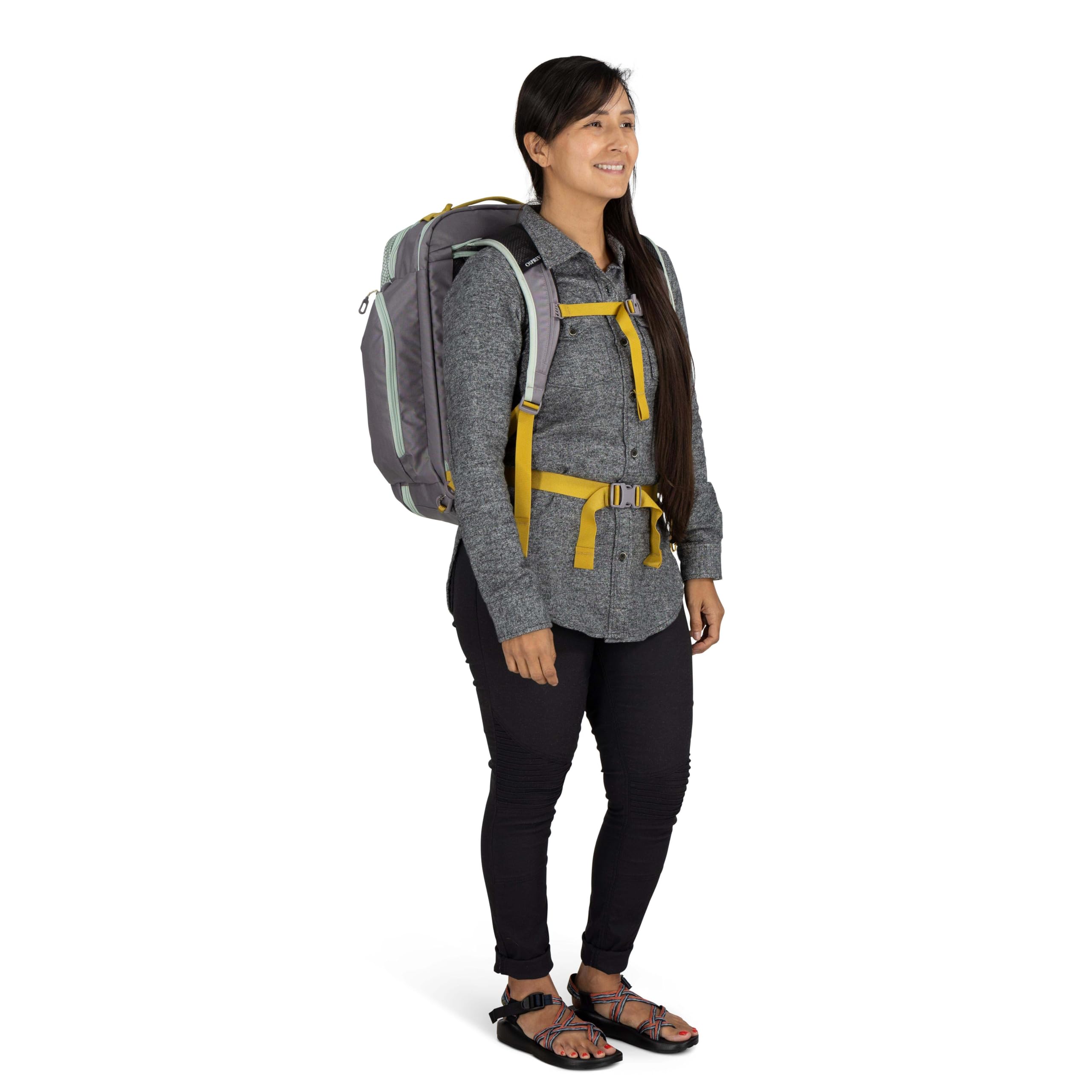Osprey Transporter 36 Global Carry-On Travel Bag - Lightweight Durable Luggage for Air Travel, Business Trips & Adventure | Perfect for Weekend Getaways & International Flights