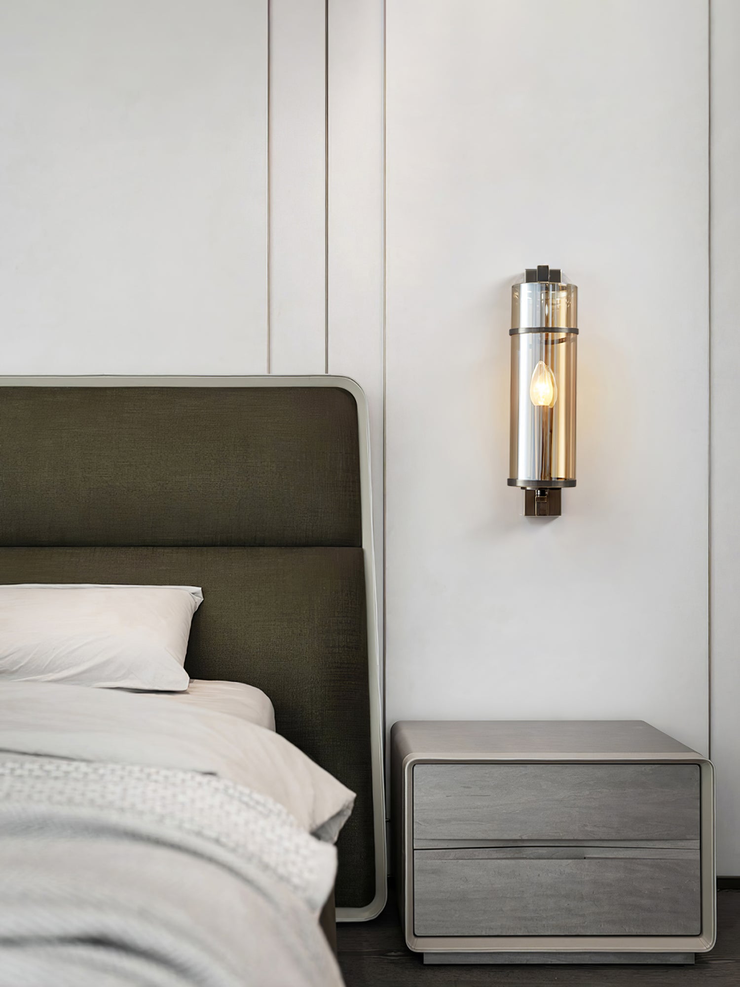 Amalfi Wall Lamp - Modern Italian Style Sconce Light for Living Room, Bedroom & Hallway - Elegant Home Decor Lighting Fixture