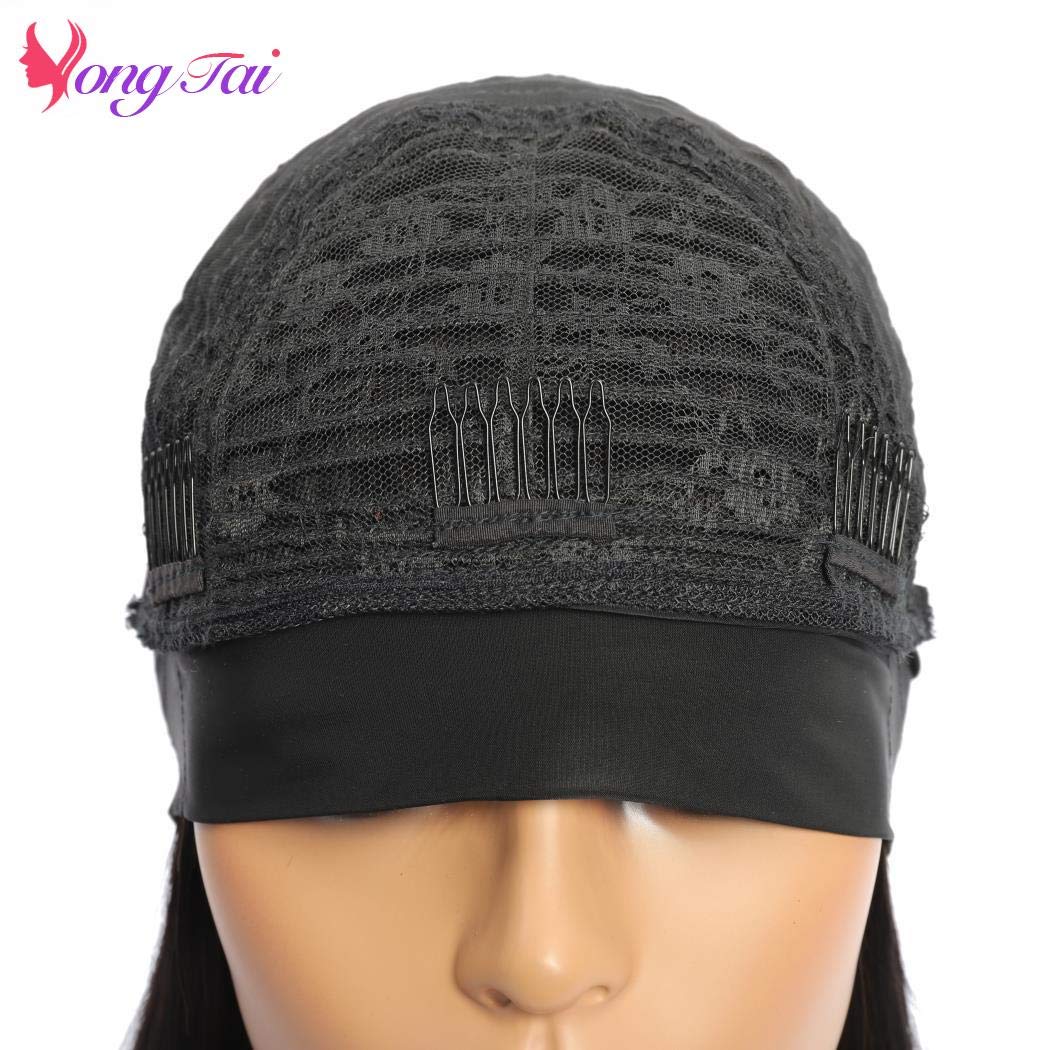 Peruvian Straight Headband Wig for Women - 24 Inch Glueless Human Hair Wig with Full Machine Made Construction - Perfect for Daily Use, Parties & Weddings | Natural Look & Comfortable Wear