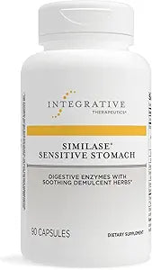 Integrative Therapeutics Similase Sensitive Stomach - Digestive Enzyme Supplement for Sensitive Stomach Relief - Supports Gut Health & Comfort After Meals - Ideal for IBS, Bloating & Food Intolerance
