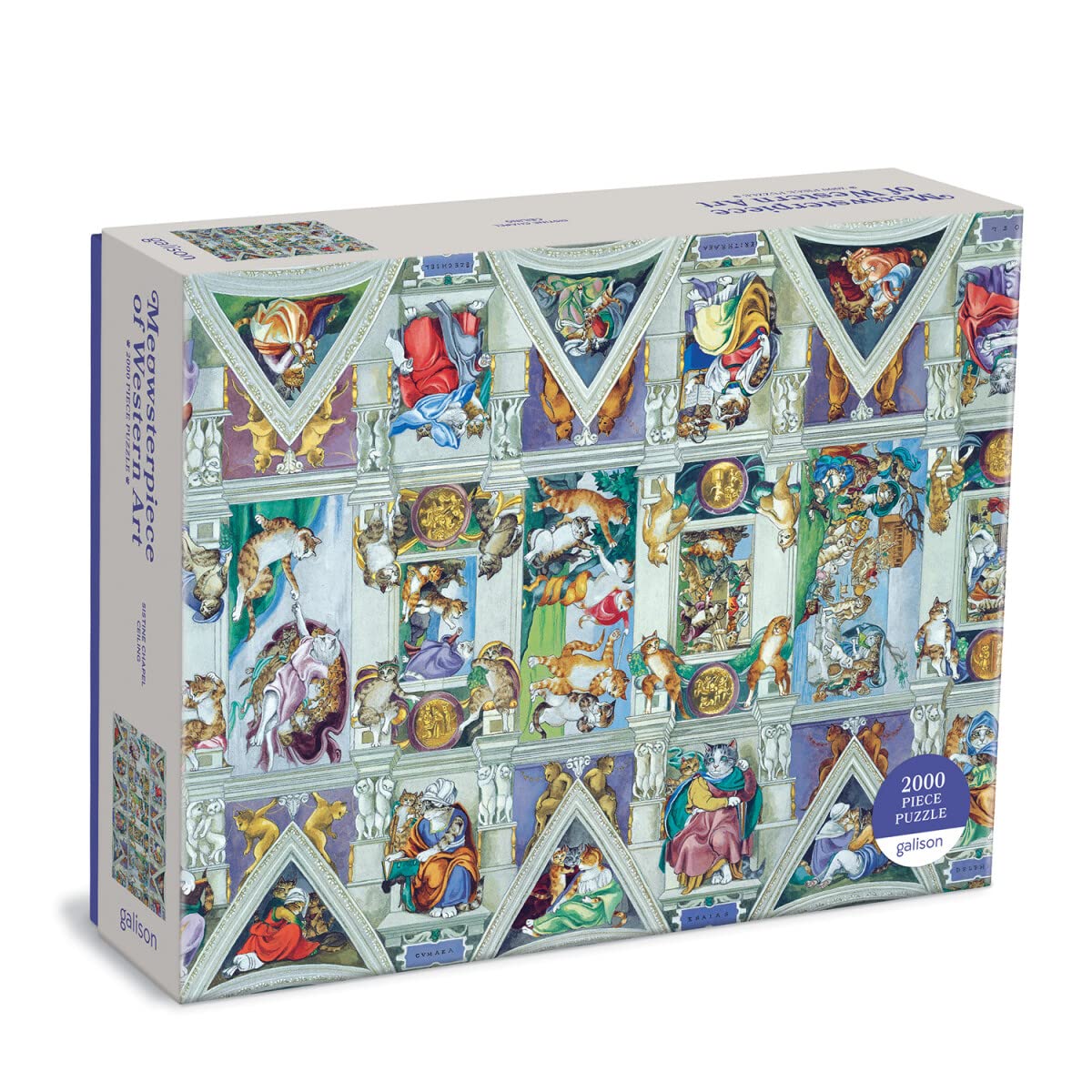 2000 Piece Sistine Chapel Ceiling Puzzle - Michelangelo Masterpiece Art Jigsaw for Adults, Western Art Collection, Home Decor & Gift Idea | Perfect for Family Game Night & Art Enthusiasts