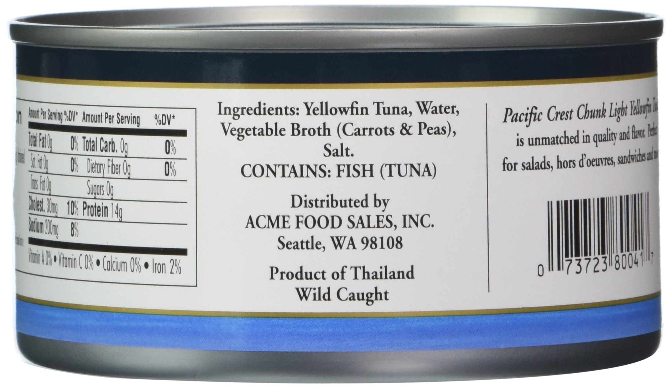 Premium Chunk Light Yellowfin Tuna in Water - 12 oz Cans (Pack of 24) | Wild Caught, High Protein, Keto & Paleo Friendly | Perfect for Salads, Sandwiches & Emergency Food Storage