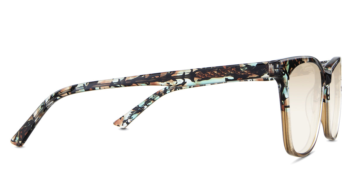 Paisley Print Women's Prescription Tinted Glasses - Stylish & UV Protection for Outdoor Activities, Driving, and Fashion Accessories