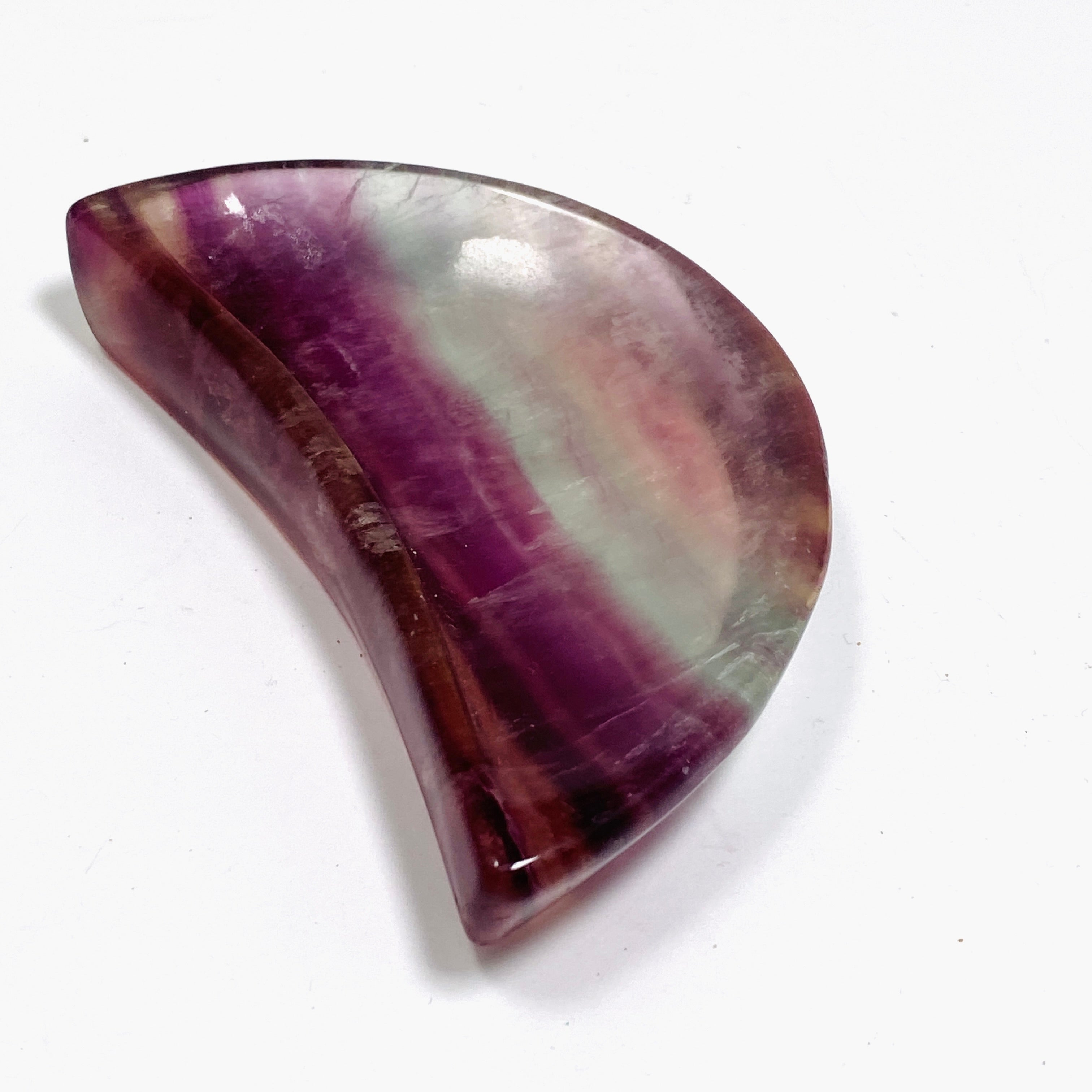 Fluorite Moon Bowl FMB 01 - Handmade Crystal Healing Bowl for Meditation, Yoga & Home Decor | Perfect for Spiritual Healing, Chakra Balancing & Positive Energy