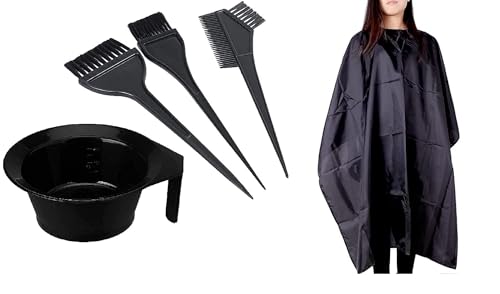 Hair Dye Bowl Set + Black Apron
