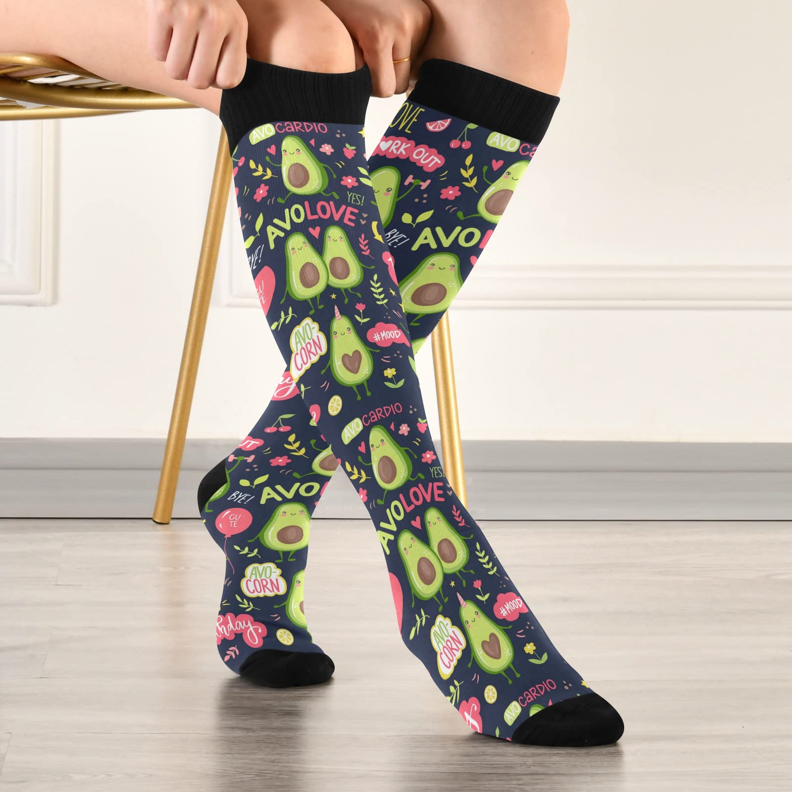 KLL Compression Socks for Women & Men - Medical Grade Circulation Support Socks for Running, Cycling, Nursing & Travel - Improve Blood Flow & Reduce Leg Fatigue