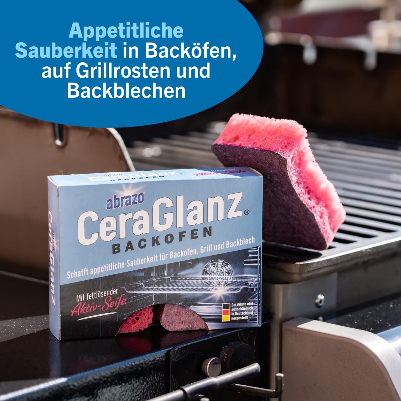 CeraGlanz Oven Cleaner - 4 Pack (2x2) | Antibacterial Oven Cleaner for Stubborn Grease & Grime | Safe & Effective for All Ovens | Perfect for Deep Cleaning, Kitchen Maintenance & Home Care
