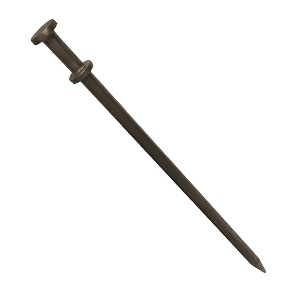 Heavy Duty Double Head Steel Tent Stakes - 36 Inch Ground Anchors for Commercial Inflatables, Party Tents, Camping Shelters (4-Pack) - Perfect for Outdoor Events, Beach Setups, and Windy Conditions