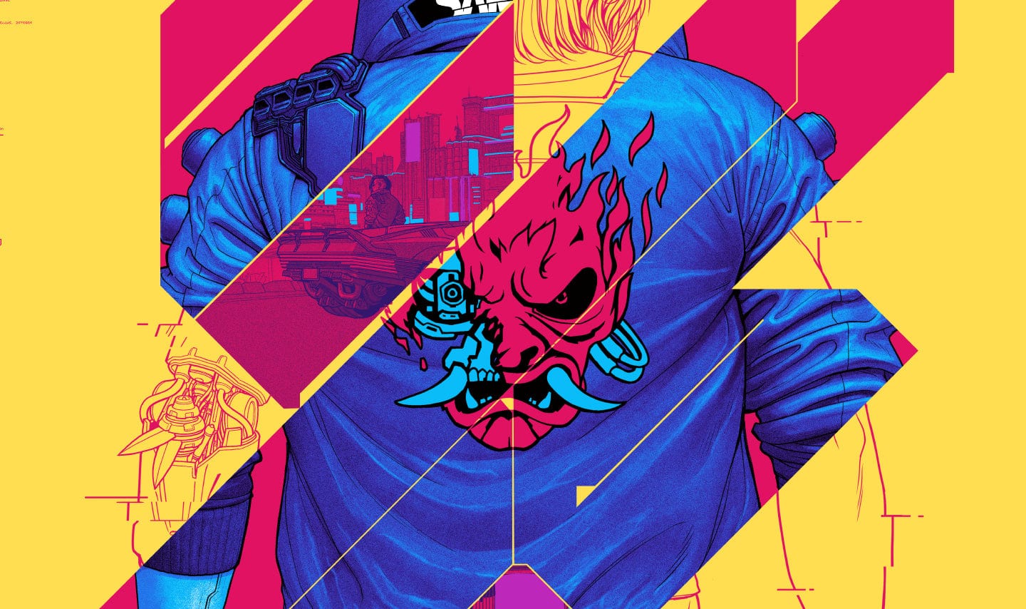 Cyberpunk 2077 Video Game Poster - Futuristic Wall Art Decor for Gaming Room, Bedroom & Office - Neon Night City Inspired Art Print