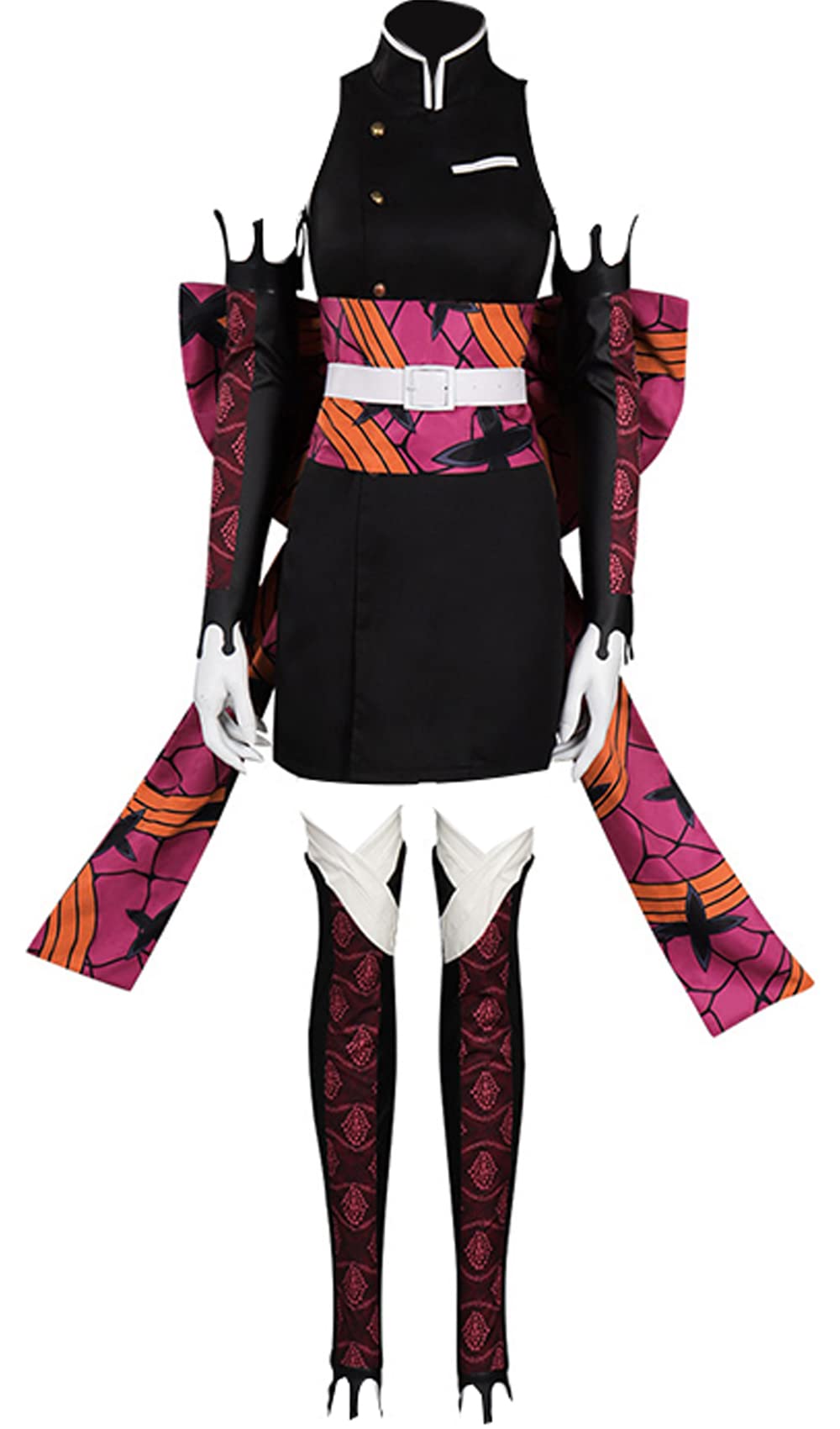 Demon Slayer Kimetsu no Yaiba Daki Cosplay Costume - Anime Kimono Outfit for Halloween, Conventions & Cosplay Events | Perfect for Fans & Collectors