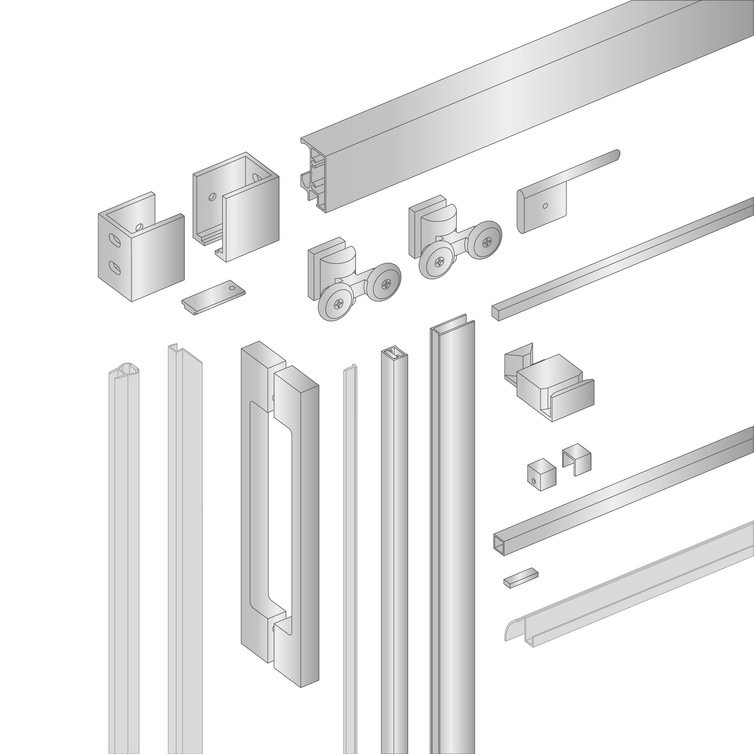 DAX Helsinki 58-60 Inch W x 77 Inch H Framed Sliding Shower Door - 1/4 Inch (6mm) Thick Tempered Glass - Perfect for Modern Bathroom Renovations & Spa-Like Showers