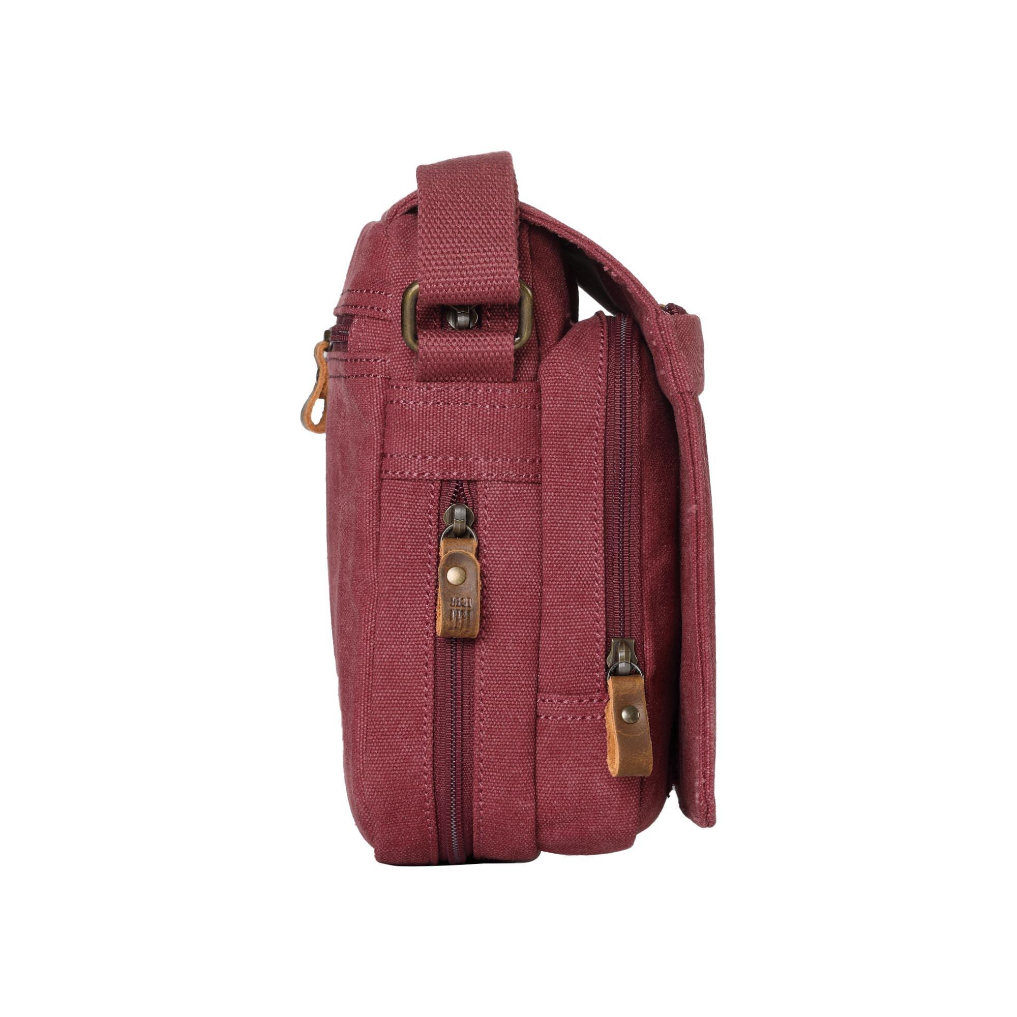 Troop London Classic Canvas Crossbody Bag for Men & Women - Stylish & Durable Messenger Bag for Travel, Work & Everyday Use