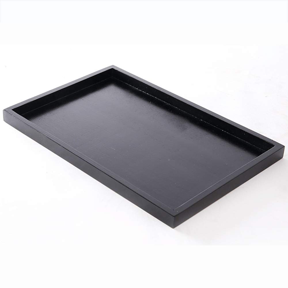 **Wooden Serving Tray with Handles & Raised Edges - Multipurpose Wood Platter for Fruits, Cheese, Breakfast, or Charcuterie - Perfect for Dining, Entertaining & Home Decor**