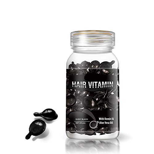 CIWICH Hair Growth Serum Capsules - 30pcs Keratin & Aloe Vera Oil Treatment for Dry, Damaged Hair - Nourishing Hair Repair with Kemiri Nut Oil - Perfect for Daily Hair Care & Salon Treatments
